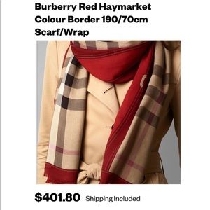 Burberry scarf. Burberry classic check wrap